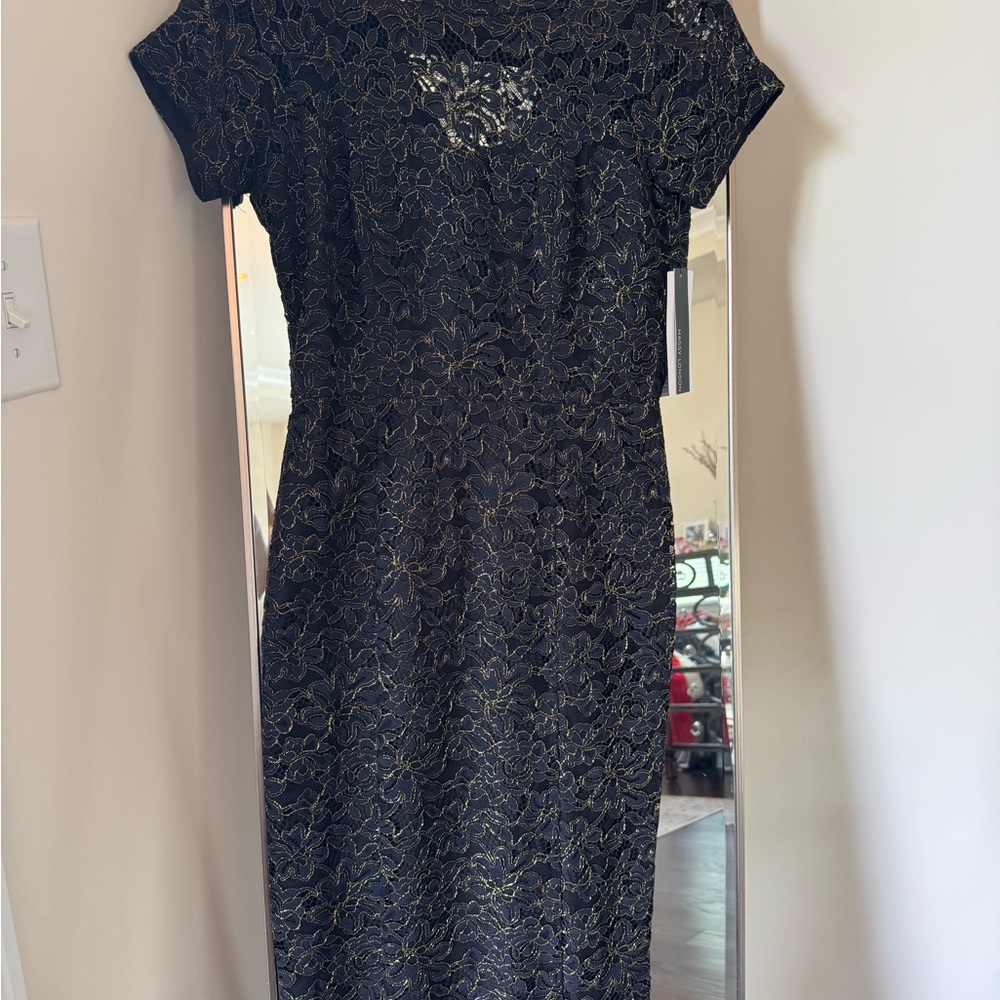 Black and Gold Dress